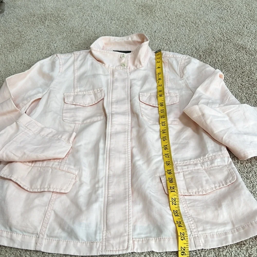 Talbots SZ 16, pale blush cotton light weight spring/summer jacket.